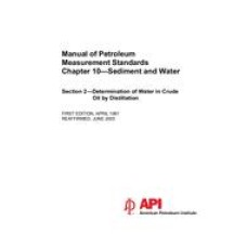 API MPMS Chapter 10.2 (R2005)