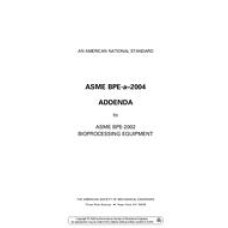 ASME BPE-a-2004