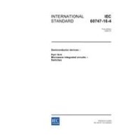 IEC 60747-16-4 Ed. 1.0 en:2004