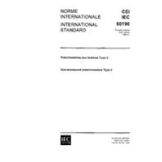 IEC 60190 Ed. 1.0 b:1966