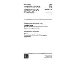 IEC 60153-3 Ed. 1.0 b:1964