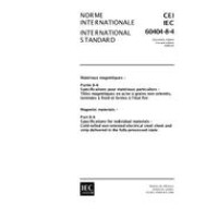 IEC 60404-8-4 Ed. 2.0 b:1998