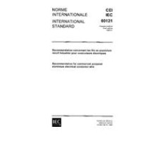 IEC 60121 Ed. 1.0 b:1960