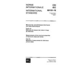 IEC 60151-16 Ed. 1.0 b:1968