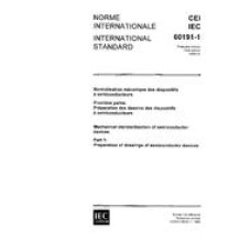 IEC 60191-1 Ed. 1.0 b:1966