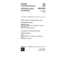 IEC 60418-4A Ed. 1.0 b:1980
