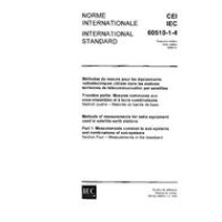 IEC 60510-1-4 Ed. 1.0 b:1986