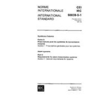 IEC 60839-5-1 Ed. 1.0 b:1991