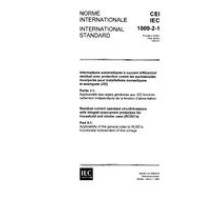 IEC 61009-2-1 Ed. 1.0 b:1991
