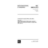 IEC 60874-14-5 Ed. 1.0 en:1997