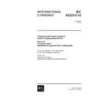 IEC 61223-2-11 Ed. 1.0 en:1999
