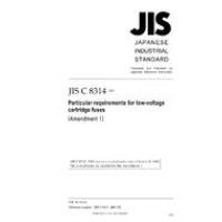 JIS C 8314:1983/AMENDMENT 1:2007