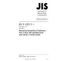 JIS B 1052-2:2009
